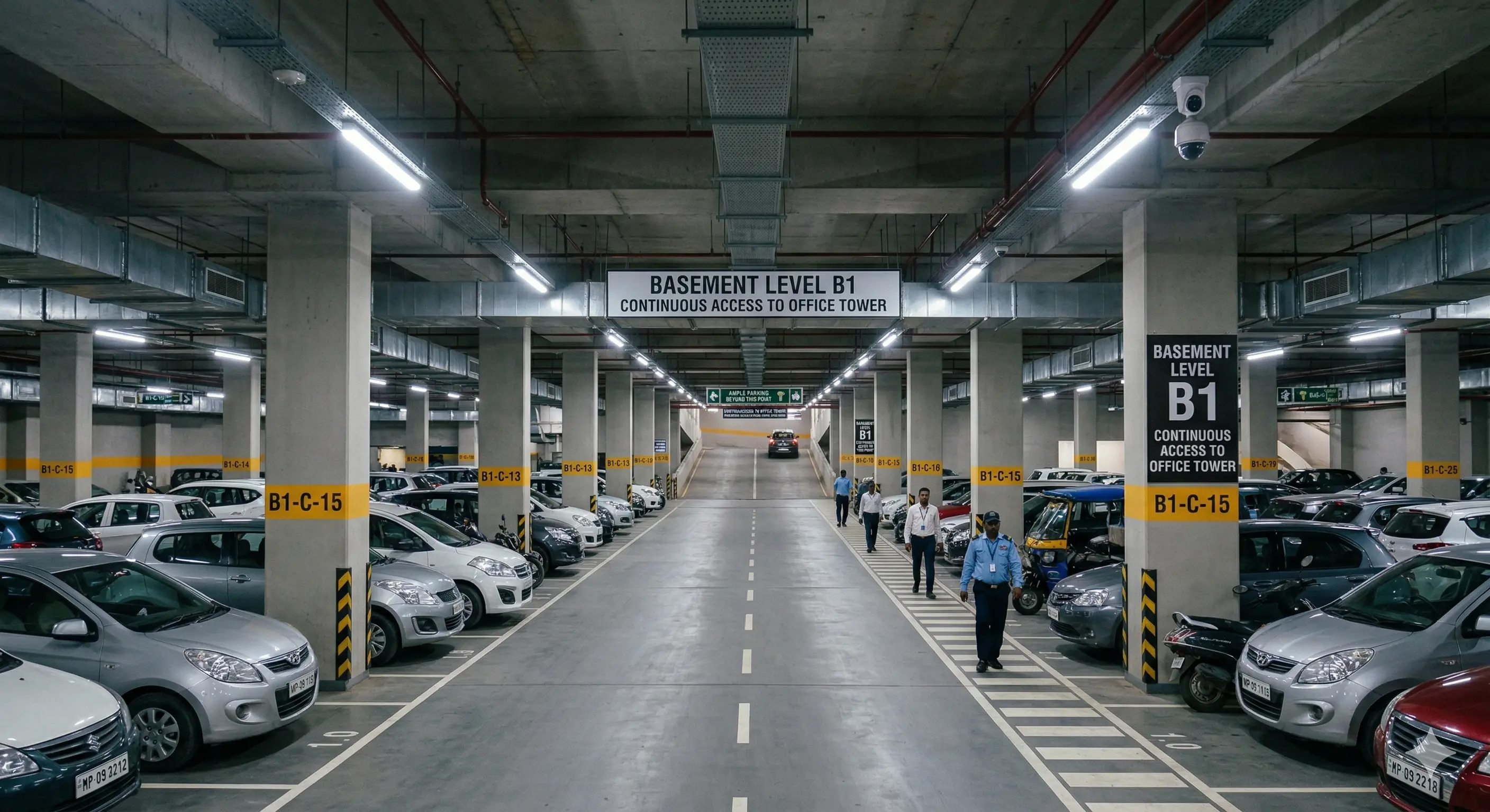 3-Level Basement Parking